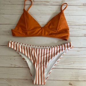 Striped Cheeky Bikini